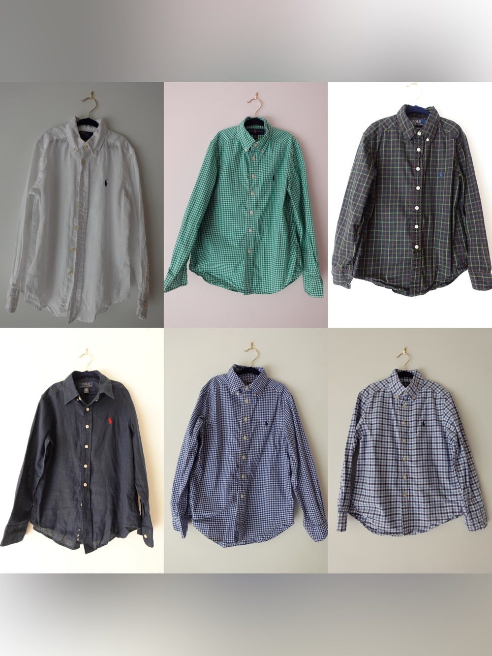Polo Ralph Lauren Boys Button Down Shirt Bundle Size 8